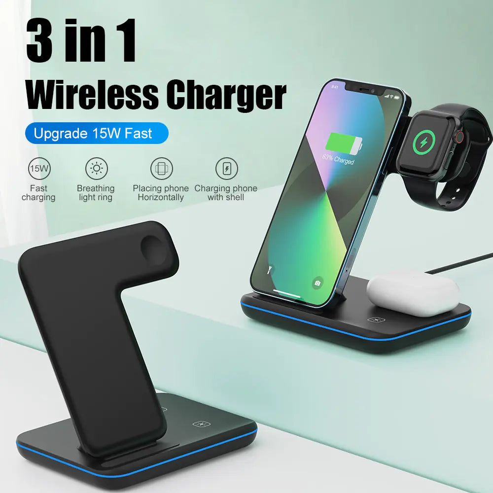 ChargeMaster 3-in-1 Wireless Stand